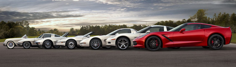 Seven Generations of Corvettes