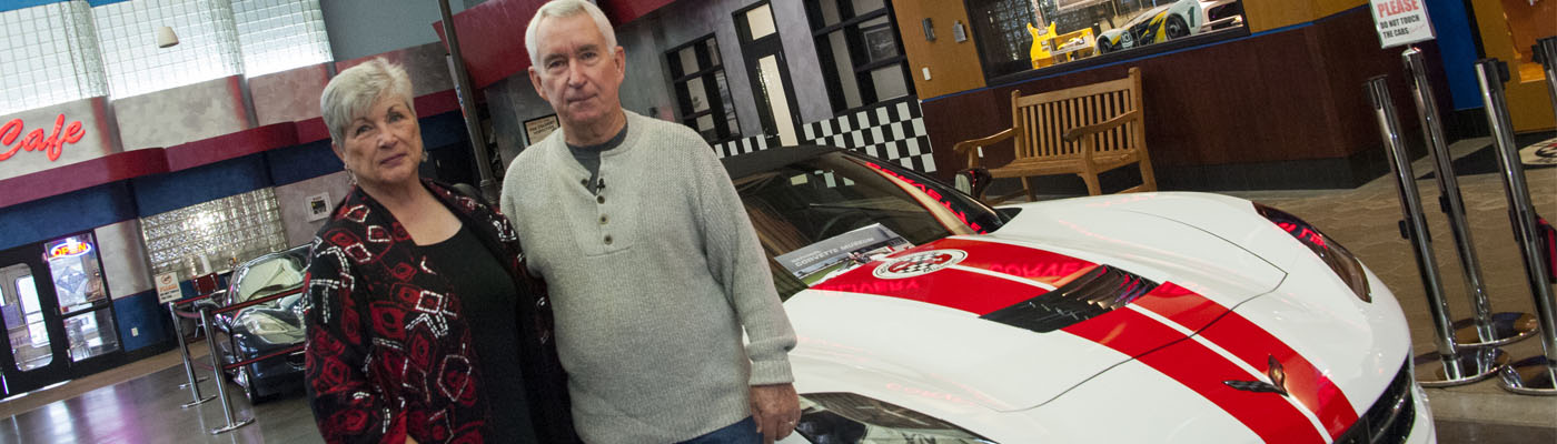Donald and Candy Duncan Donate Corvette
