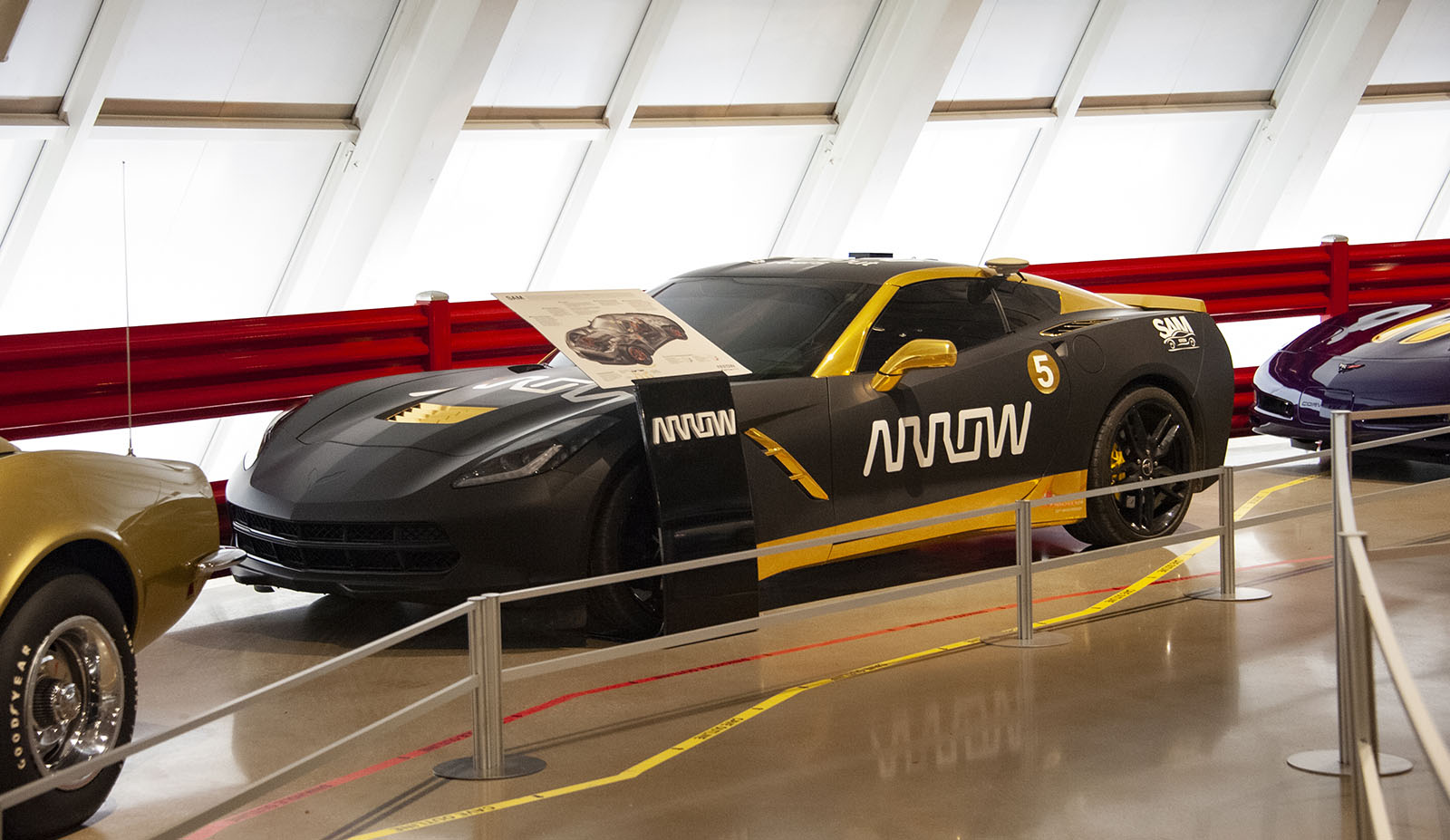 SAM Arrow Modified Corvette on Display at Museum