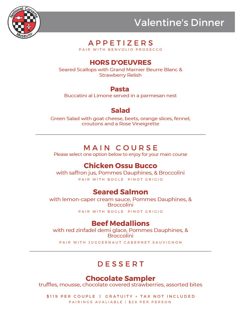 Valentine's Day 5-Course Dining Experience At The Museum