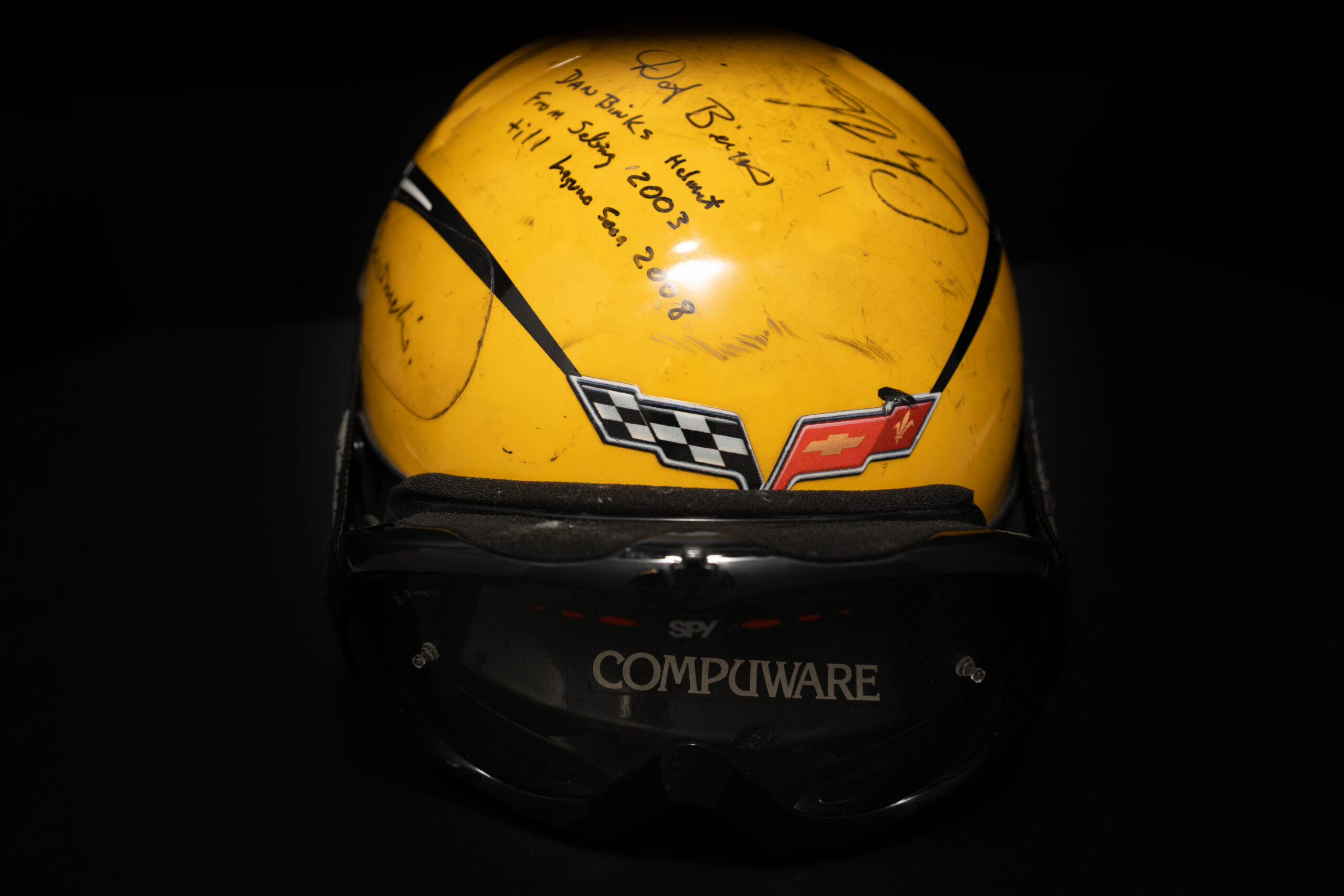 Dan Binks Autographed Helmet