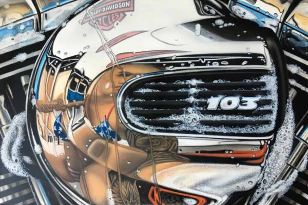 National Corvette Museum-Luster-Exhibit-AD Cook-artwork National Corvette Museum-Luster-Exhibit-AD Cook-artwork