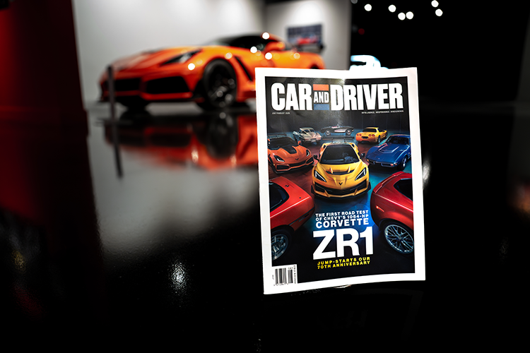 Car and Driver 2025 Magazine Cover - National Corvette Museum