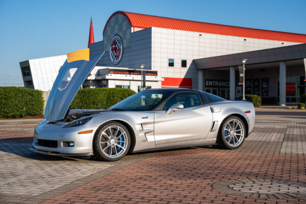 National Corvette Museum-2012-Corvette-ZR1-Sweepstakes-Hood Popped